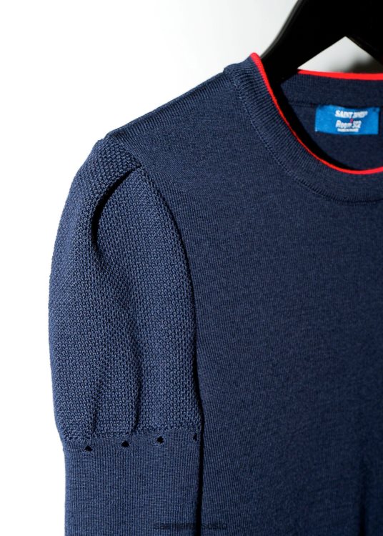 puffermet merinogenser fra rom 502 Saint James cap ilder marine/rød unisex 8ZH04V20